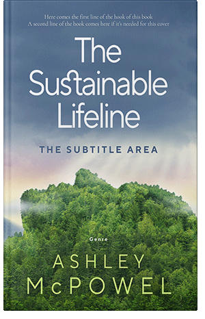 Premade Book Cover Smalt Blue