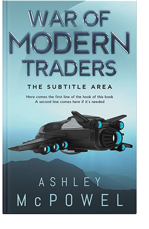 Pre Made Book Cover Glacier