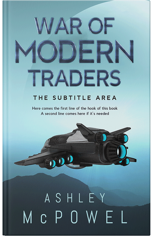 Front view of Premade Science Fiction Book Cover - Glacier