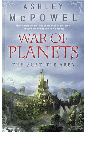 Pre Made Book Cover Heather