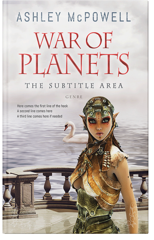 Front view of Premade Science Fiction Book Cover - Ebb