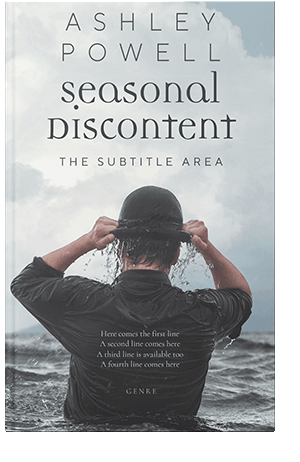 Pre Made Book Cover Ship Gray