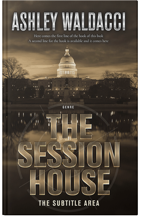 Front view of Premade Mystery & Thriller & Suspense Book Cover - Oil