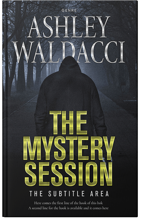 Front view of Premade Mystery & Thriller & Suspense Book Cover - Shark