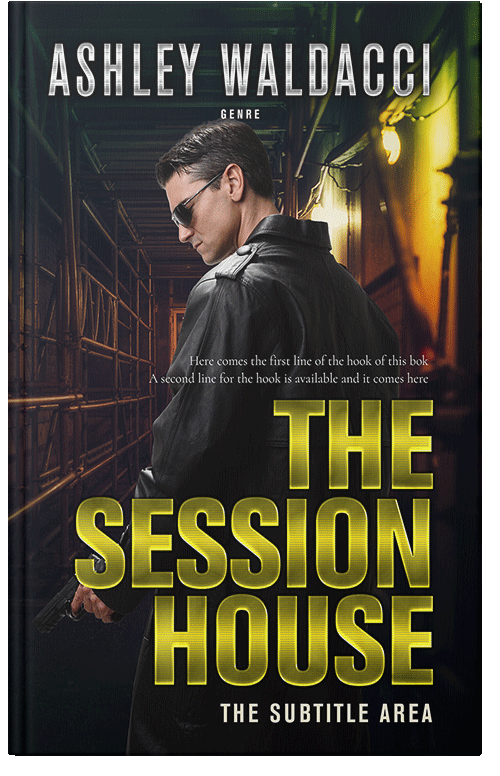 Front view of Premade Science Fiction Book Cover - Turmeric