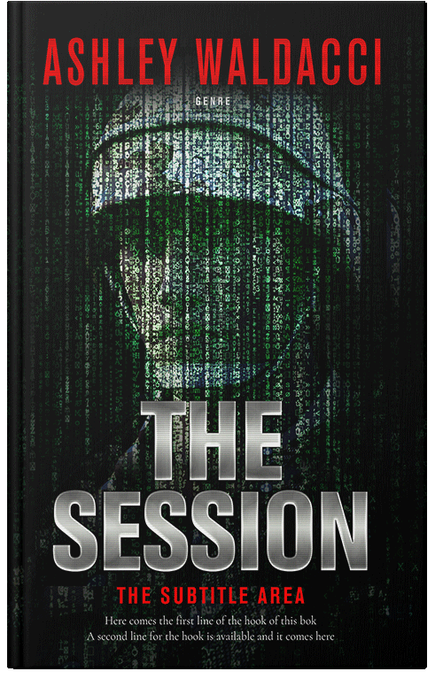 Front view of Premade Science Fiction Book Cover - Quicksand