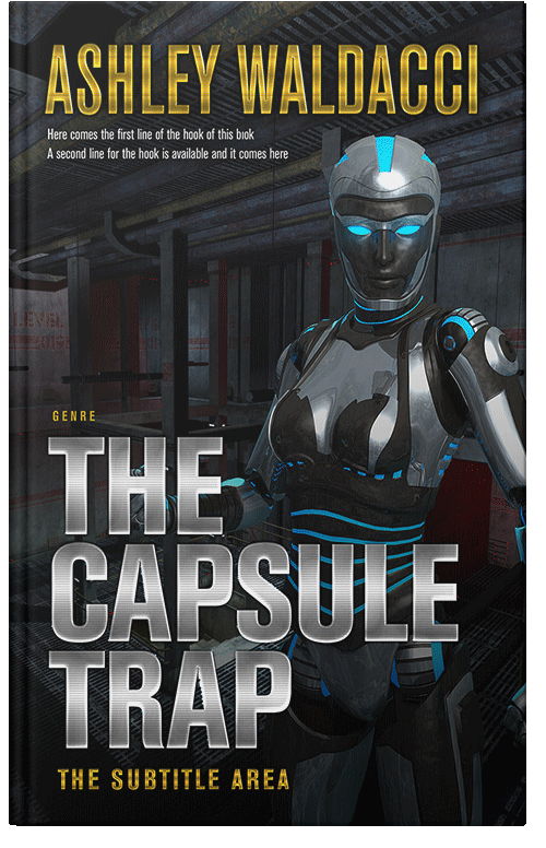 Front view of Premade Science Fiction Book Cover - Woodsmoke