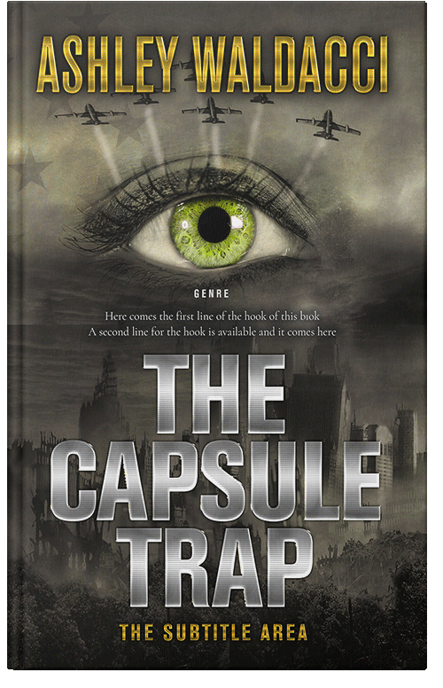 Front view of Premade Apocalyptica Book Cover - Armadillo