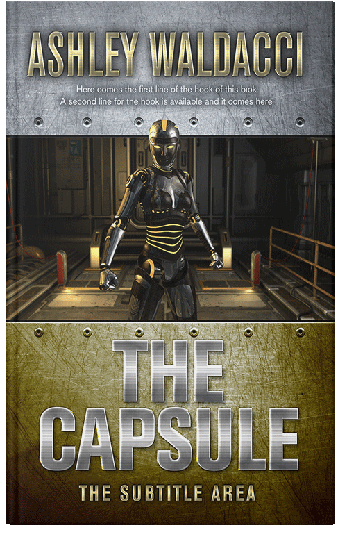 Front view of Birch #4290 - Premade Science Fiction Book Cover