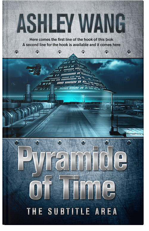 Front view of Premade Science Fiction Book Cover - San Juan