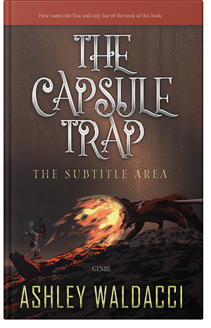 Premade Book Cover Cocoa Brown