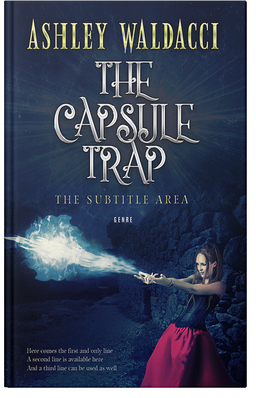 Front view of Premade Fantasy Book Cover - Bunting