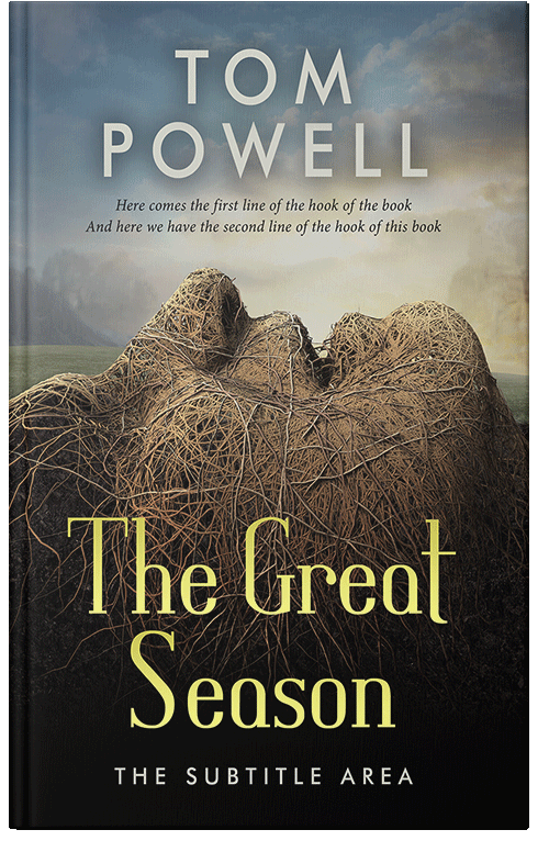 Front view of Premade Mystery & Thriller & Suspense Book Cover - Akaroa