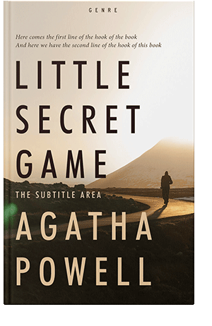 Pre Made Book Cover Stark White