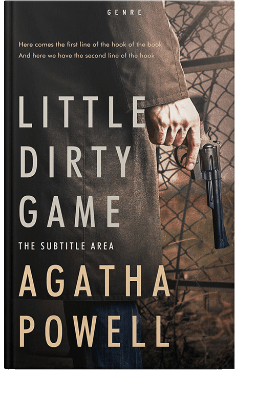 Front view of Cod Gray #4328 - Premade Mystery & Thriller & Suspense Book Cover | BookCoverZone