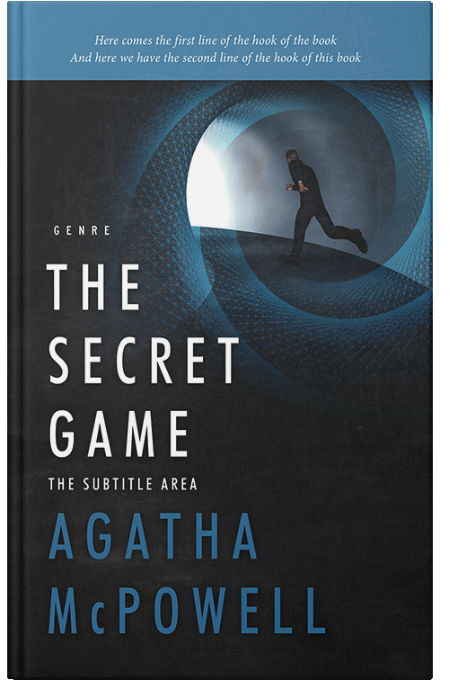 Front view of Premade Mystery & Thriller & Suspense Book Cover - Shark