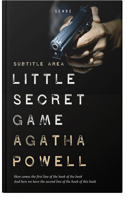 Front view of Premade Mystery & Thriller & Suspense Book Cover - Cod Gray