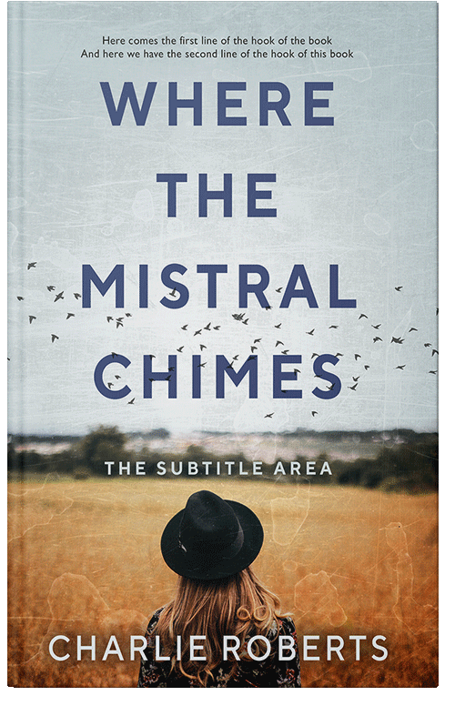 Front view of Premade Nature Book Cover - Celeste