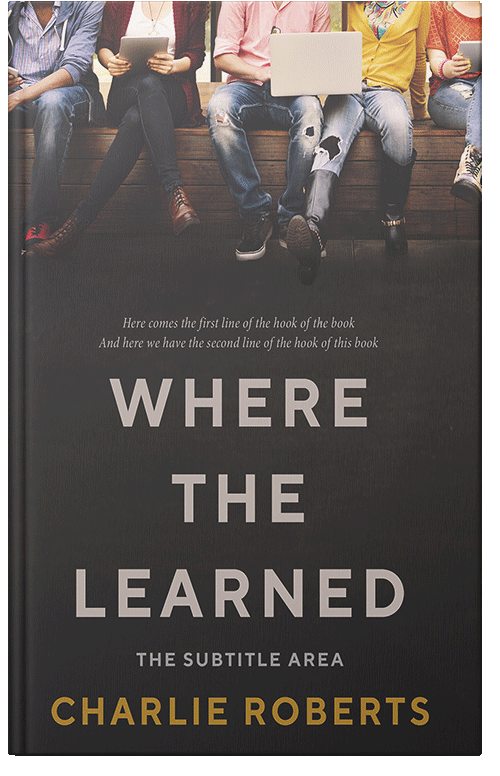 Front view of Premade Teen & Young Adult Book Cover - Dune