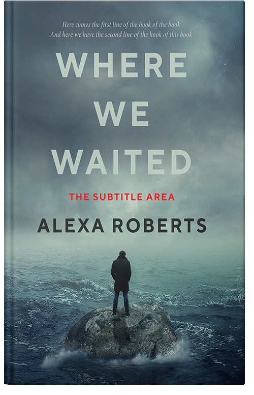 Front view of Premade Mystery & Thriller & Suspense Book Cover - Slate Gray