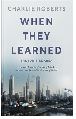 Premade Book Cover Bright Gray