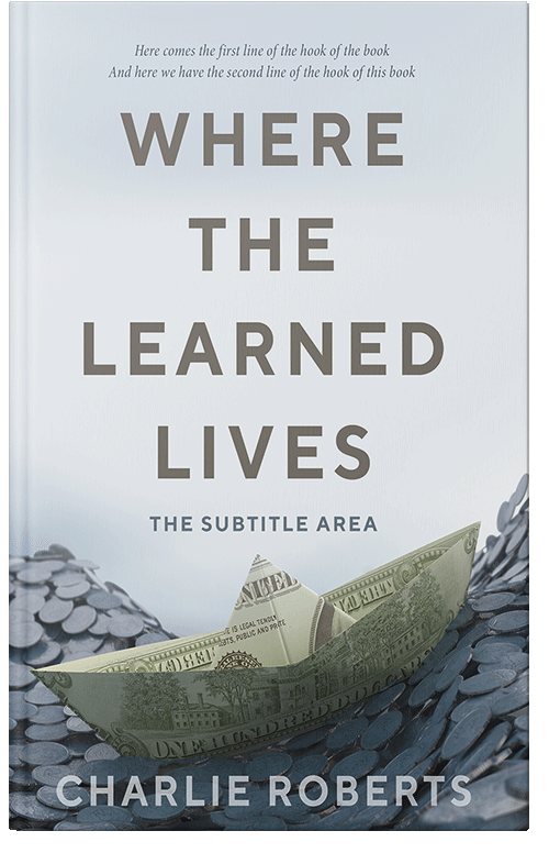 Front view of Premade Business Book Cover - Mystic