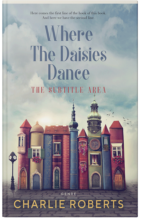 Front view of Premade Children's Book Cover - Pumice