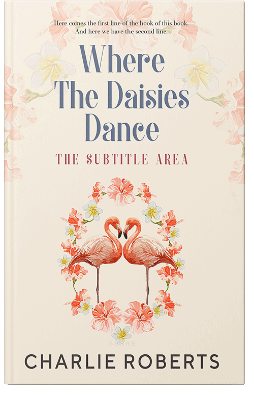 Front view of Premade Romance Book Cover - Linen