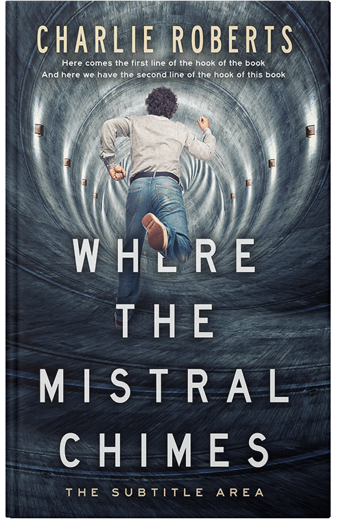 Front view of Premade Mystery & Thriller & Suspense Book Cover - Ebony Clay