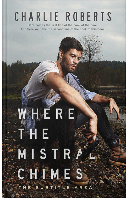 Front view of Premade Mystery & Thriller & Suspense Book Cover - Cocoa Brown