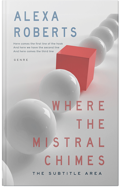 Front view of Premade Science Fiction Book Cover - Swiss Coffee