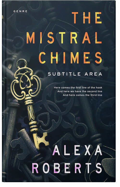 Front view of Premade Mystery & Thriller & Suspense Book Cover - Firefly