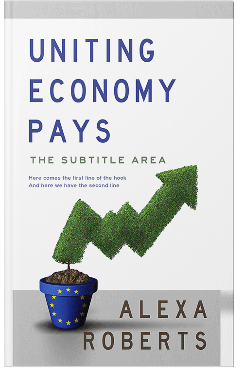 Front view of Premade Business Book Cover - Pickled Bluewood