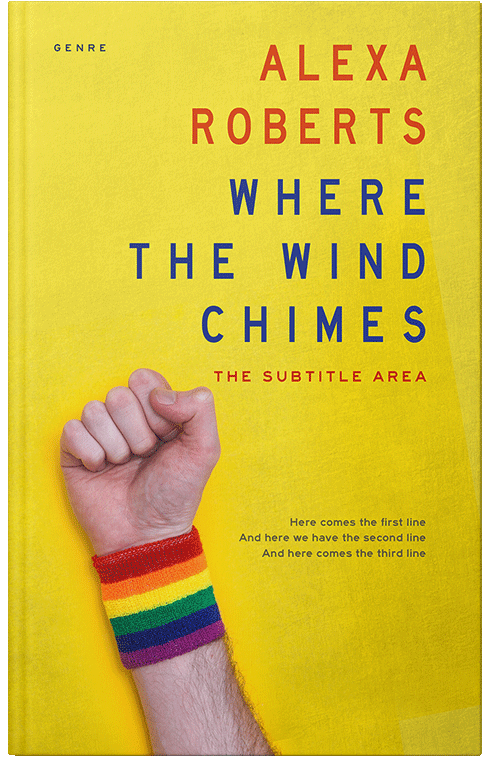 Front view of Premade LGBTQ Book Cover - Ripe Lemon