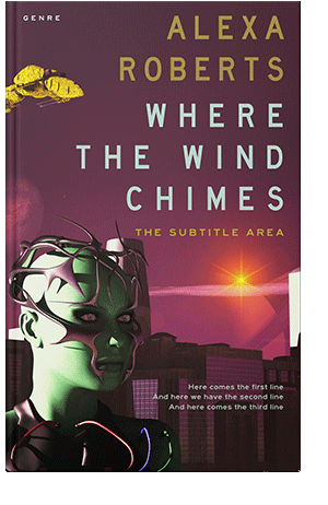 Pre Made Book Cover Crater Brown