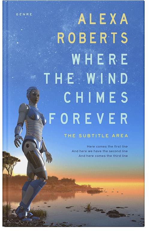 Front view of Premade Science Fiction Book Cover - Danube