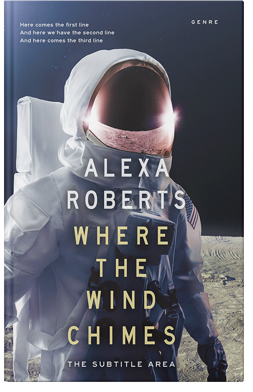 Front view of Premade Science Fiction Book Cover - Ebony Clay