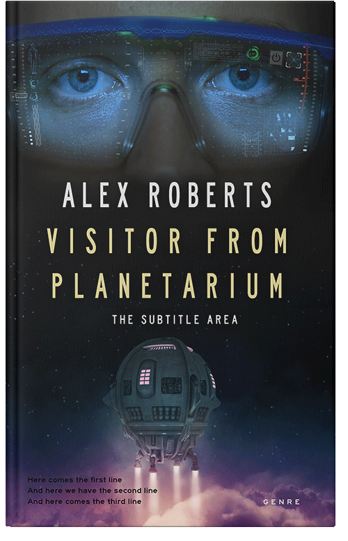 Front view of Premade Science Fiction Book Cover - Bunker