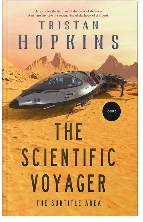 Front view of Premade Science Fiction Book Cover - Casablanca