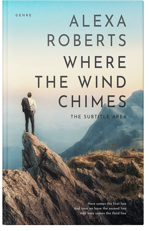 Front view of Premade Business Book Cover - Tasman