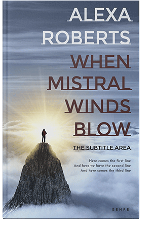 Pre Made Book Cover Cadet Blue