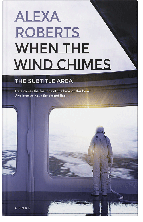 Front view of Premade Science Fiction Book Cover - Mulled Wine