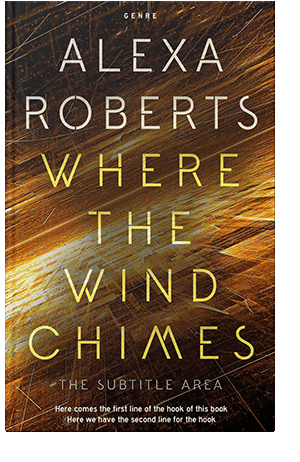 Pre Made Book Cover Bronze