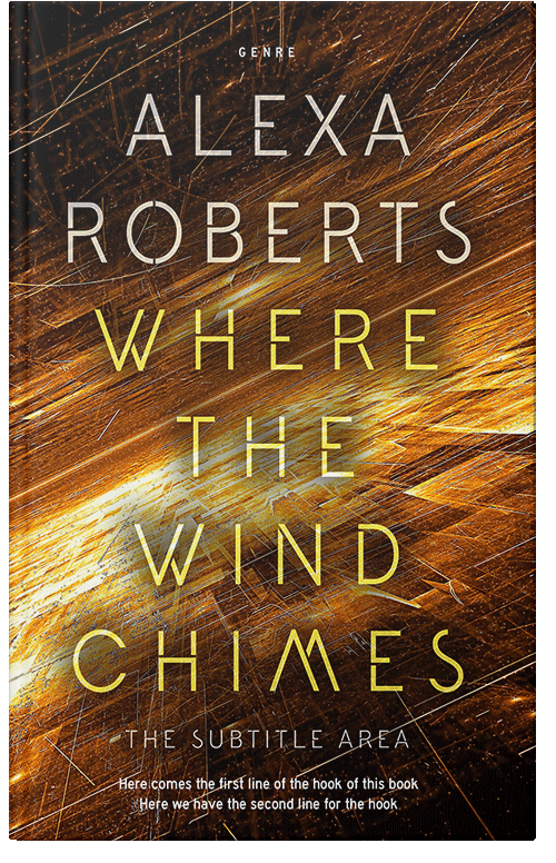 Front view of Premade Science Fiction Book Cover - Bronze