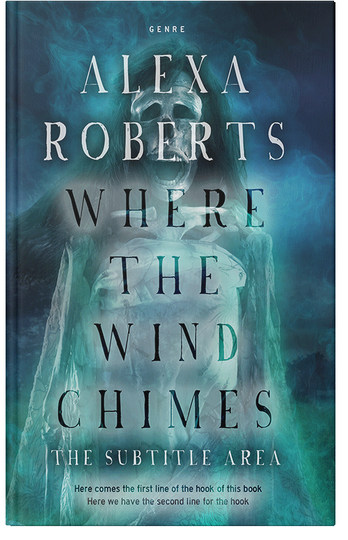 Front view of Premade Mystery & Thriller & Suspense Book Cover - Smalt Blue