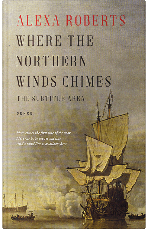 Front view of Premade Historical Book Cover - Donkey Brown