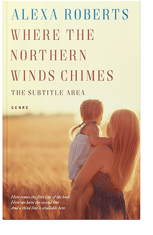 Pre Made Book Cover Citrine White