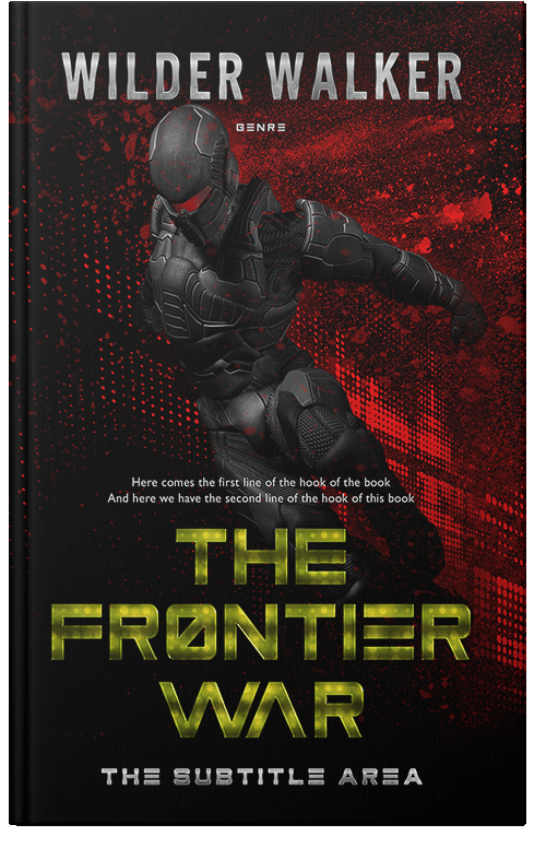 Front view of Premade Science Fiction Book Cover - Night Rider