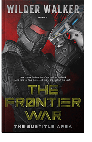 Pre Made Book Cover Cocoa Brown