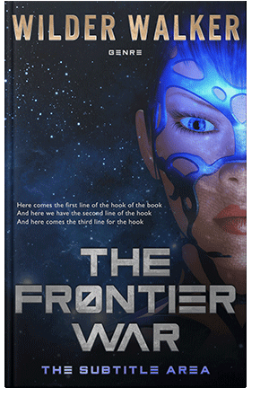 Pre Made Book Cover Black